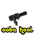 FIGURE WEAPONS / AUTOMATIC HAND GUN / BLACK / OobaKool Minifigure Accessories