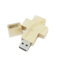 FLASH MEMORY DRIVE / 16GB USB 2.0 / Limited Edition Wooden Cross Design