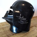 STAR WARS VINTAGE COLLECTORS |  Rare Signed Autograph Darth Vader Life Size Helmet | Dave Prowse RIP