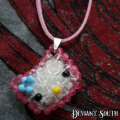 HAND CRAFTED - Deviant South Beaded Hello Kitty with Pink Thong