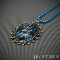 Deviant South Cabochon Necklace - Bloody Hand