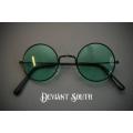 Round Sunglasses - Green