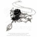 Alchemy Gothic P700 Bacchanal Rose Pewter Pendant