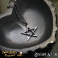 Alchemy Gothic P58 Pentagram pendant necklace -- Fine English Pewter