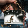 Alchemy Gothic ALHS8 Omg...It`s An Angel! Mini Metal Sign