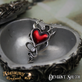 NEW - IN STOCK - Alchemy Gothic ULFP20 Devil Heart Necklace