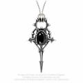 Last Chance! Alchemy Gothic P702 Herz Leben - Black Swarovski Crystal