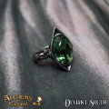 Alchemy Gothic AG-R120 Absinthe Fairy Spirit Crystal ring UK Size Q