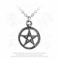 Alchemy Gothic P235 Dante`s Hex pewter pendant necklace -- Fine English Pewter