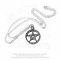 Alchemy Gothic P235 Dante`s Hex pewter pendant necklace -- Fine English Pewter