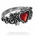 NEW - IN STOCK - Alchemy Gothic AG-R134 Betrothal ring - UK Size T / US Size 9.5