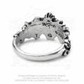 NEW - IN STOCK - Alchemy Gothic AG-R134 Betrothal ring - UK Size T / US Size 9.5