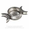 NEW - IN STOCK - Alchemy Gothic V85 Triple Moon Trinket Dish / Candle Holder