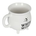White Cauldron Mug ~ `White Witch`