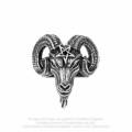 Alchemy Gothic AG-R239 Baphomet ring - UK Size: -9 | US Size: T