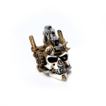 Alchemy Gothic VM8 Steamhead Skull: Miniature resin ornament