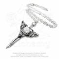NEW - IN STOCK - Alchemy Gothic P229 Wolverine Moon pendant necklace