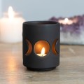 Tealight Candle Holder - Triple Moon Cut Out Small