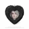 Alchemy Gothic SA21 Small Black Rose Heart Photo Frame