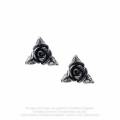 Alchemy Gothic E447 Ring O` Roses Stud Earrings (pair)