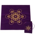 Altar Cloth + Storage Pouch - Metatron - Purple