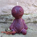 TDDCC Voodoo Doll Candle - Crimson Red - Unscented