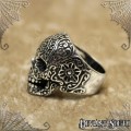Stainless Steel Sugar Skull Ring - Size 12 (US) | Y (UK)