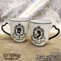 Alchemy Gothic CM2 Queen of the Night & Lord of darkness, Couple Mug Set