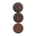 **R1 START - 3 x 1/4 Penny (1948, 1950, 1952)