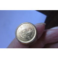 GOLD RING WITH 1/10 KRUGER RAND - 1983-13.4.G
