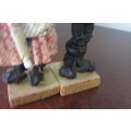 - TWO FIGURES MADE OUT OF DRIED PRUNES - APPR. 190 MM HIGH -