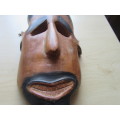 UNKNOWNCARVED WOODEN MASK - APPR,300 X150 MM - AS PER SCAN