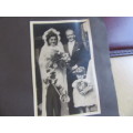 OLD WEDDING PICTURES - UNFORTENATELY GLUED BACK TO BACK