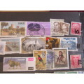 GOOD START - 100 PLUS INTERNATIONAL STAMPS - AS PER SCAN - BL4 - BID PER ITEM