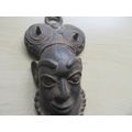 UNKNOWN METAL MASK - APPR. 140X 50 MM - AS PER SCAN