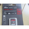 SANDISK ULTRA SDHC CARD - 166B - LD