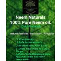 Neem oil 100% Pure Cold Pressed concentrate 250ml (makes up to 50 litres)
