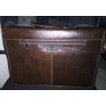 Small Pu Leather Laptop Briefcase Small 18cm*19cm*5.5cm