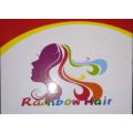 Rainbow Hair 100% Human Hair Brazilian Straight 12" Color Natural