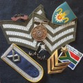 Mixed lot military items SADF and more