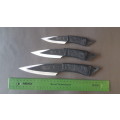 Set of 3 Knives Knifes Throwing with Pouch (NEW)