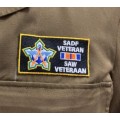 SADF Veteran Patch SAW Veteraan Embroided patch