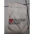 Vintage Volkskas Bank cloth bag