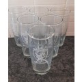 Maleoskop Beer glasses set engraved set of 6 SAP commemorative drinking glasses