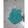 2 for the price of 1 - Bargain - Stunning !!! new!! Merien Hall shirt (10) Pajamas (M)