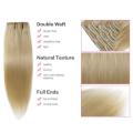 100%  HUMAN HAIR CLIP IN EXTENSIONS (18 INCH) - FULL HEAD