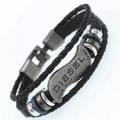 DGW Multilayer Bracelet Men Casual Fashion Braided Leather Bracelets For Men/Women