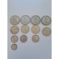 1961-1964 Silver Coins 20c, 10c , 5c & 2 1/2c