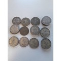 One Shillings x 28 coins