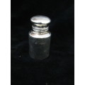 minure Hallmarked silver traveling ink bottle